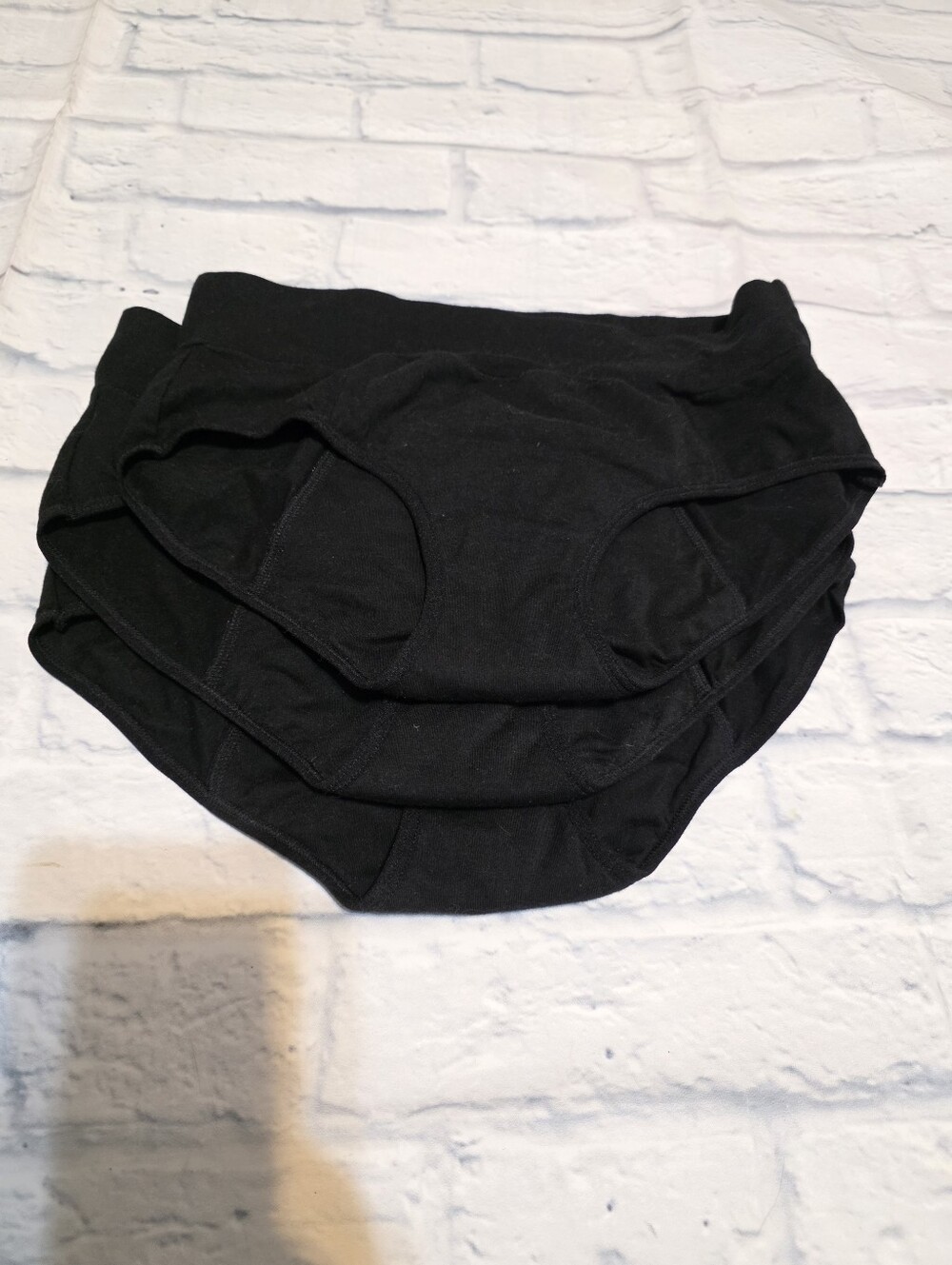 Bambody Black Leak-Proof Bamboo Blend Briefs - L
